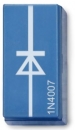Si-Diode 1N 4007, P2W19