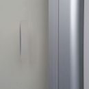 Infovitrine Stahl 100 x 94 cm mit Rückwand Stahl weiss