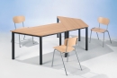Trapeztisch 130x65 cm