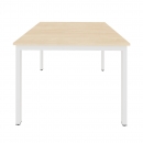 Quadrattisch 70x70 cm mit Quadratrohrfuß