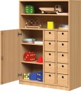 Werkraumschrank mit Tür und Holzschubkästen (WK 19A)