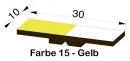 Kippmagnet, Magnetsymbol, 15-gelb (MS10X30-15)