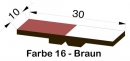 Kippmagnet, Magnetsymbol, 16-braun (MS10X30-16)