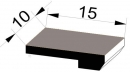 Kippmagnet, 10x15mm, 14-grau