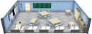 Schultisch stapelbar 70x53x70 cm mit ABS- Sicherheitskante