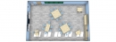 Schultisch stapelbar 70x53x70 cm mit ABS- Sicherheitskante