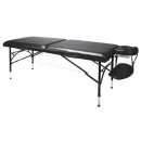 Massageliege 3B Aluminium, schwarz