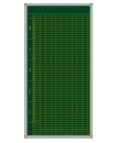 Klassenplantafel Basis, für 10 Klassen, 12 Tagesstunden, grün