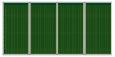 Klassenplantafel für 40 Klassen, 8 Tagesstunden, 4 Tafeln