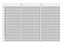 Klassenplantafel für 30 Klassen, 10 Tagesstunden, Set 3-teilig (CMP30-10WSet)