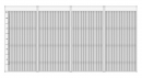 Klassenplantafel für 40 Klassen, 10 Tagesstunden, Set 4-teilig (CMP40-10WSet)