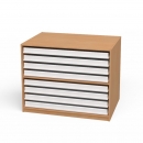 Bilderschrank als Unterschrank, 8 Schübe