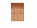 Korpusschrank BxHxT 82x120x40 mit 10 Schubkästen