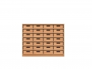 Korpusschrank BxHxT 102x80x40 cm mit 28 Materialkästen