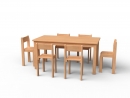 Kindergarten Stuhl & Tisch-Set Nr 1