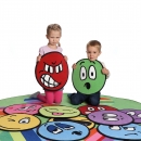 12er Set Emoji Teppiche