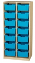 Materialschrank 14 hohe Boxen