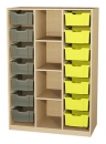 Materialschrank 14 hohe Boxen