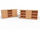 Raumteilerschrank auf Stellfüßen
