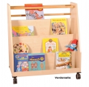Etagenbücherwagen fahrbar BxHxT 92x98x50 cm
