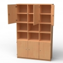 Lehrerfachschrank mit 12 Fächern, BxHxT 120x190x40 cm