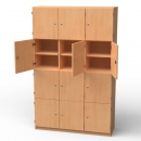 Lehrerfachschrank mit 12 Lehrerfächern