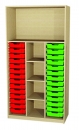 Materialschrank 28 flache Kunststoffschübe