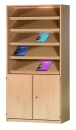 Lehrerfachschrank mit 4 Prospektablagen, BxHxT 80x190x40 cm