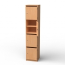 Lehrerfachschrank 4 T&uuml;ren mit Briefschlitz