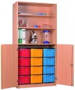 Materialschrank 12 Schübe, 2 Türen unten