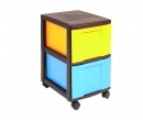 fahrbare Modulbox mit 2 Boxen