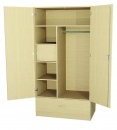 Bewohnerschrank BxHxT 100 x 200 x 60 cm, 2 Türen
