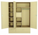 Bewohnerschrank BxHxT 150 x 200 x 60 cm mit 3 Türen