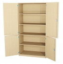 Schrank mit 4 Türen und 5 Fächern 120x190x40 cm