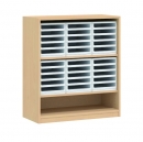 Formular-Unterschrank und Kleinfachschrank, 30 Formularschübe