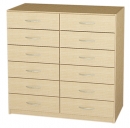 Werkraum-Unterschrank mit 12 Schubladen