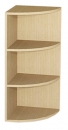 Aufsatz-Eckschrank BxHxT 40 x 110 x 40 cm