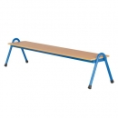 Sitzbank stapelbar 120x34x48 cm, Sitzfläche Melamin mit ABS-Kante