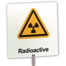 Warnschild „Radioaktivität"