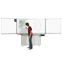 Federzugtafel Klapptafel Whiteboard für Leichtbauwand, 200x120 cm