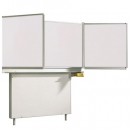Whiteboard Wandtafel Schultafel aus Premium Stahlemaille, Serie MEW, weiß