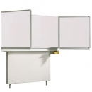 Whiteboard Wandtafel Schultafel aus Stahl, Serie MST, weiß
