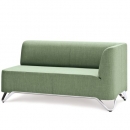 BOXIT 2er Designer Sofa mit Armlehne