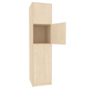 Schließfachschrank, 4 abschließbare Fächer