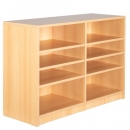 Offenes Werkraumregal WK 3 mit Mittelwand