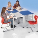 Swing-It 1er Wellentisch, Schultisch