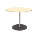 Rundtisch Ø 120 x H 75 cm mit Mittelsäule und Bodenplatte
