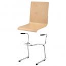 Stapelstuhl mit Schale Venedig und Chromgestell Detroit AL