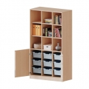 ErgoTray Kombi-Schrank mit 9 hohen Boxen, 5 Ordnerhöhen