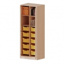 ErgoTray Schrank, zweireihig, 5 Ordnerh&ouml;hen